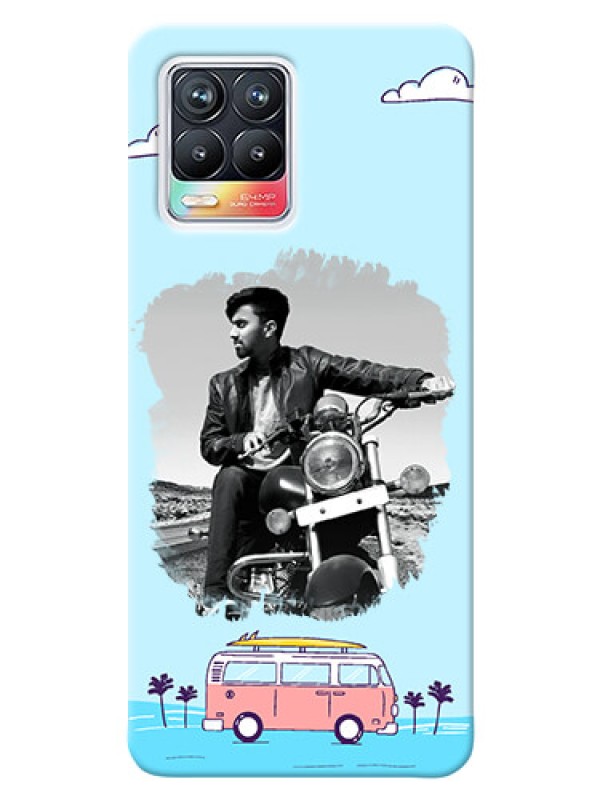 Custom Realme 8 Pro Mobile Covers Online: Travel & Adventure Design