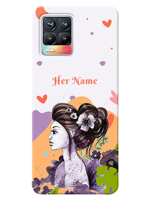Custom Realme 8 Pro Custom Mobile Case with Woman And Nature Design