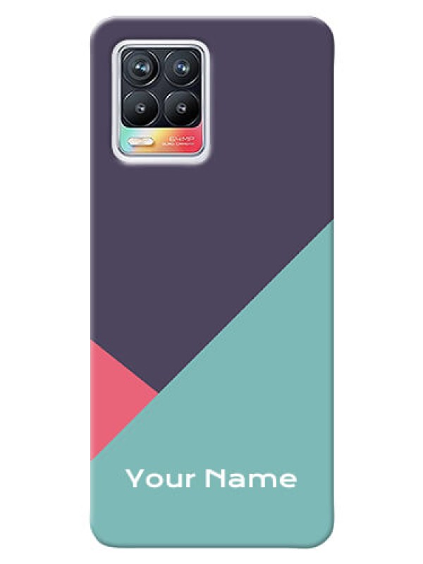 Custom Realme 8 Pro Custom Phone Cases: Tri Color abstract Design