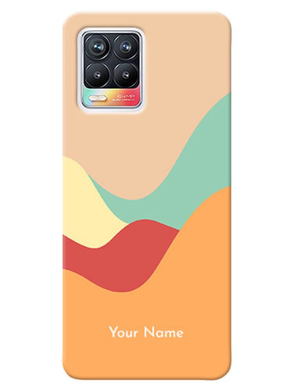 Custom Realme 8 Pro Custom Mobile Case with Ocean Waves Multi-colour Design
