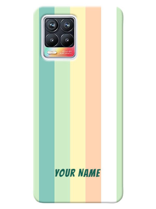 Custom Realme 8 Pro Back Covers: Multi-colour Stripes Design