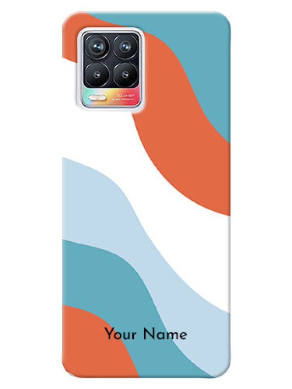 Custom Realme 8 Pro Mobile Back Covers: coloured Waves Design