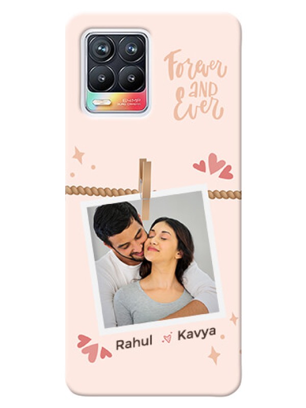 Custom Realme 8 Pro Phone Back Covers: Forever and ever love Design