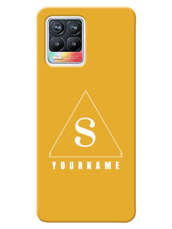 Custom Realme 8 Pro Custom Mobile Case with simple triangle Design