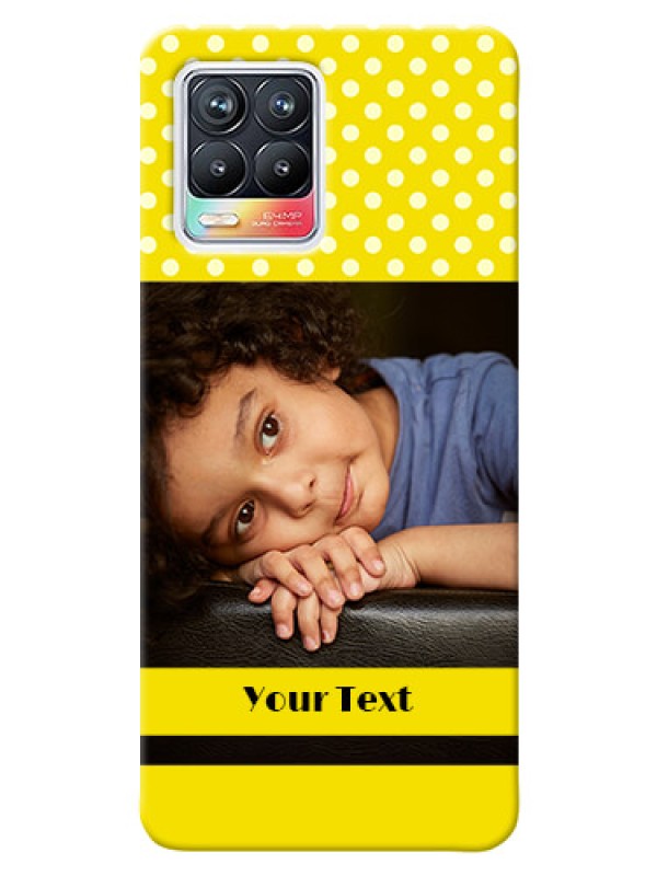Custom Realme 8 4G Custom Mobile Covers: Bright Yellow Case Design