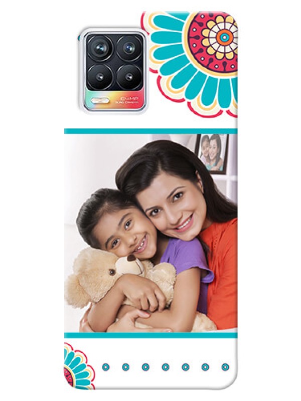 Custom Realme 8 4G custom mobile phone cases: Flower Design
