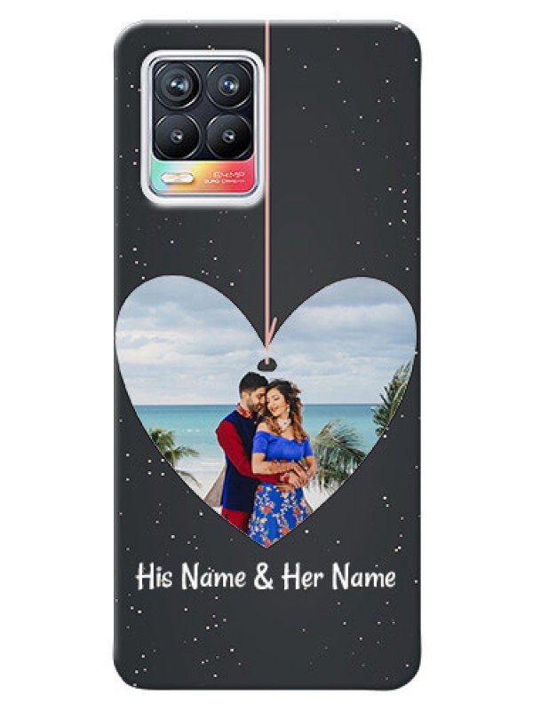 Custom Realme 8 4G custom phone cases: Hanging Heart Design
