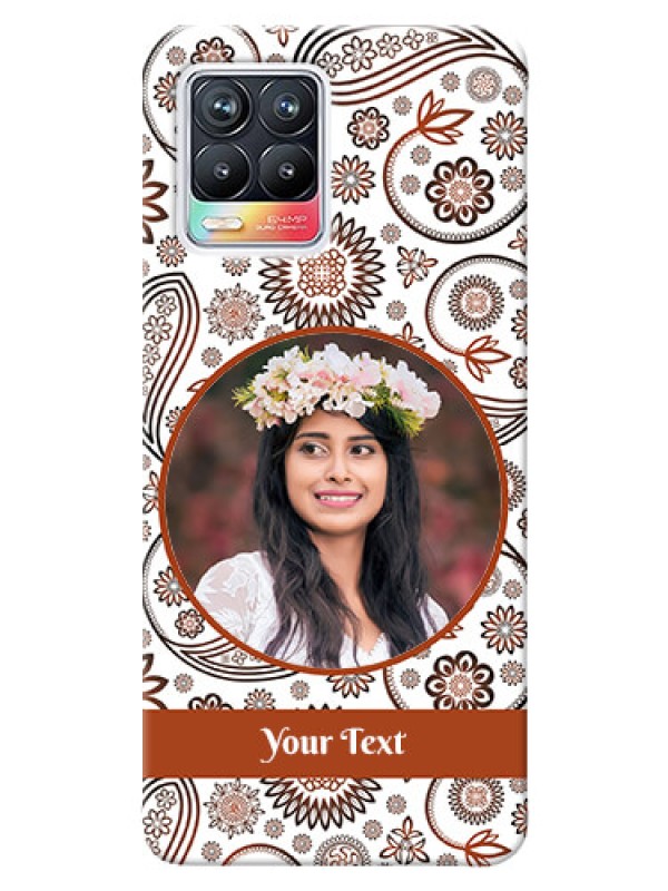Custom Realme 8 4G phone cases online: Abstract Floral Design 