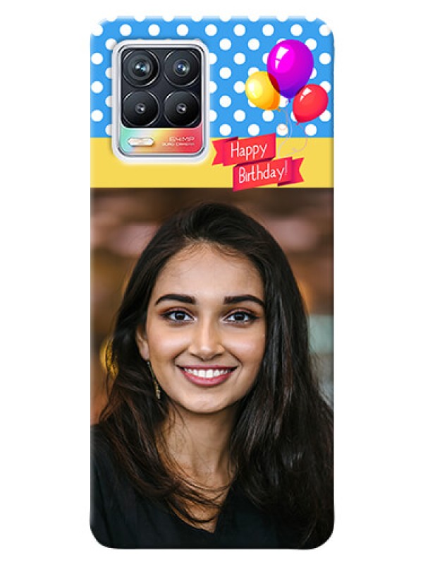 Custom Realme 8 4G custom mobile back covers: Happy Birthday Design
