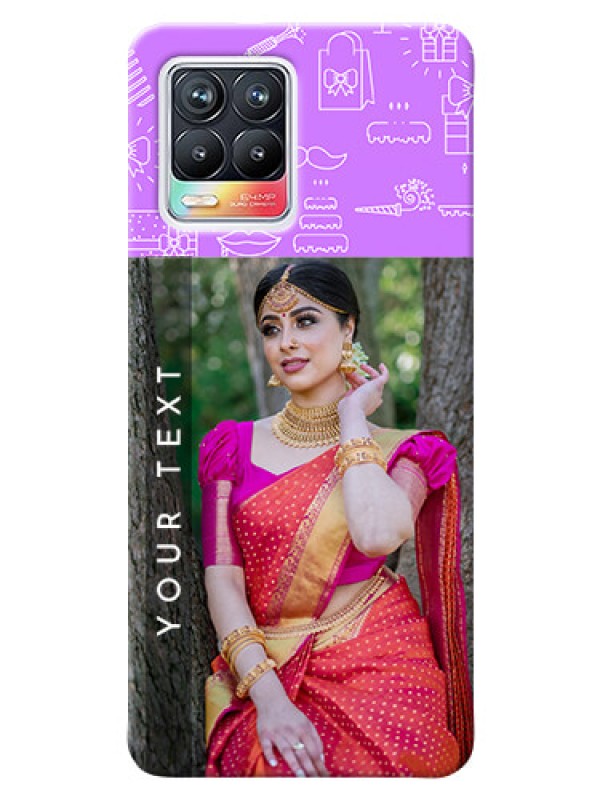 Custom Realme 8 4G Personalized Phone Cases: Birthday Icons Design