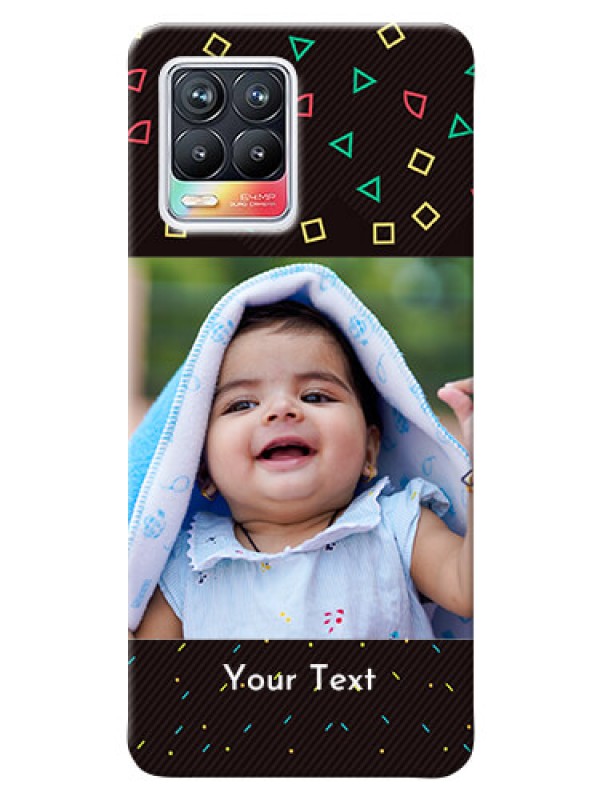 Custom Realme 8 4G custom mobile cases with confetti birthday design