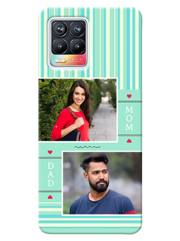 Custom Realme 8 4G custom mobile phone covers: Mom & Dad Pic Design