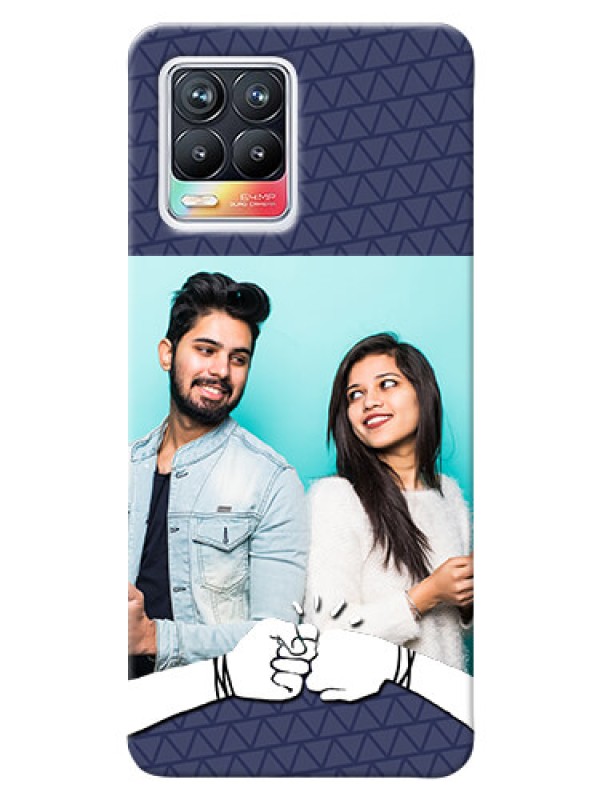 Custom Realme 8 4G Mobile Covers Online with Best Friends Design  