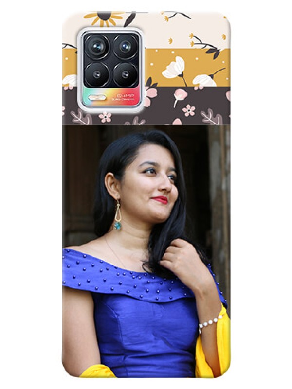 Custom Realme 8 4G mobile cases online: Stylish Floral Design