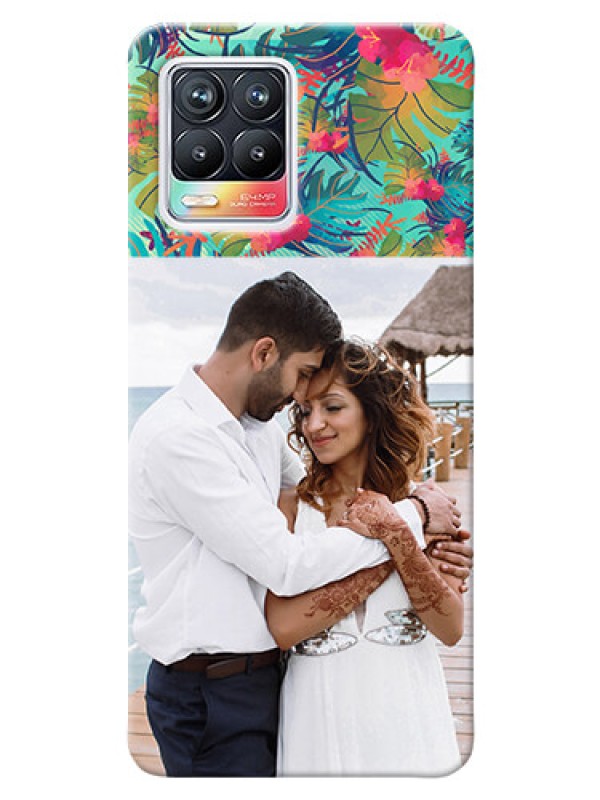 Custom Realme 8 4G Personalized Phone Cases: Watercolor Floral Design