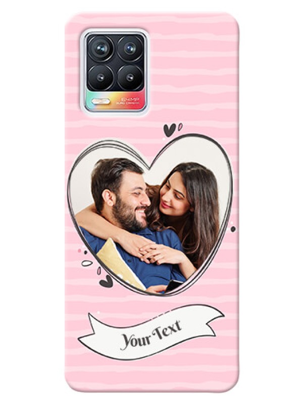 Custom Realme 8 4G custom mobile phone covers: Vintage Heart Design