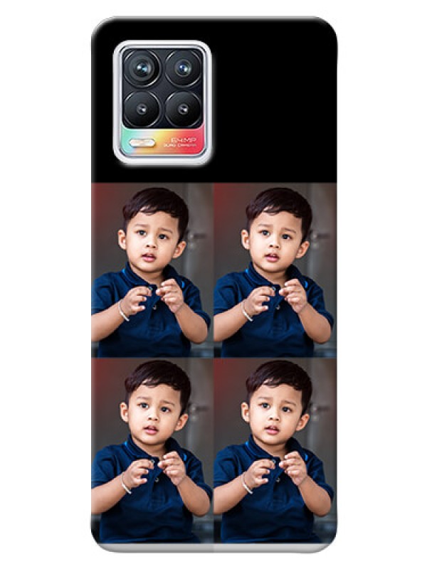 Custom Realme 8 4G 4 Image Holder on Mobile Cover