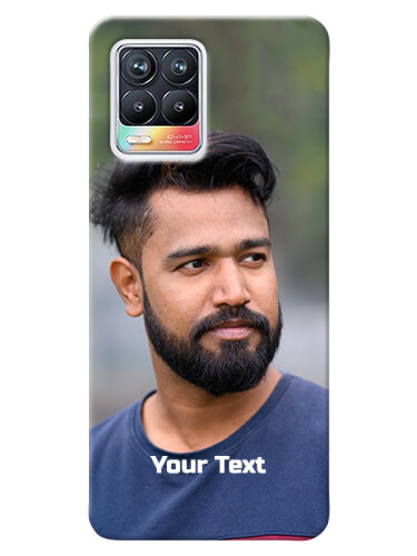 Custom Realme 8 4G Mobile Cover: Photo with Text