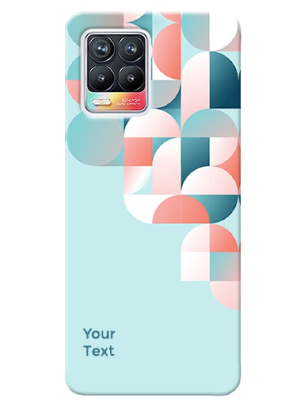 Custom Realme 8 Back Covers: Stylish Semi-circle Pattern Design