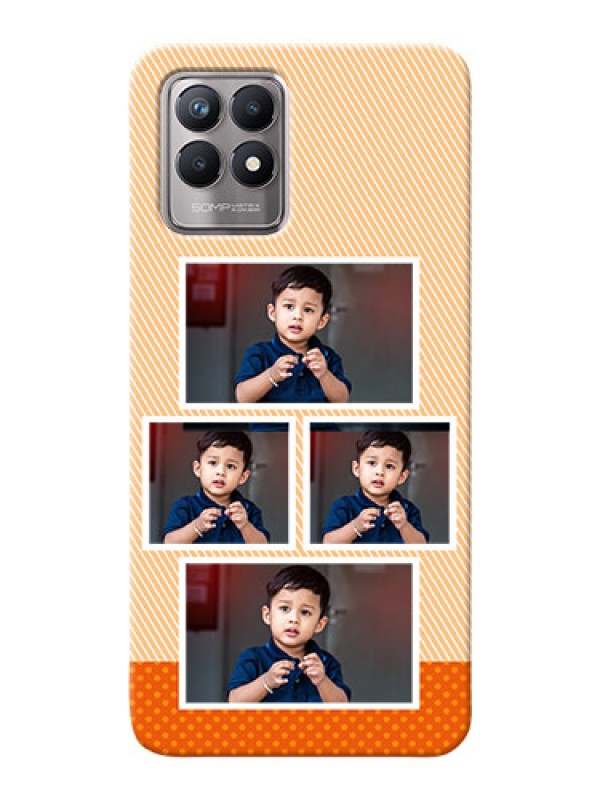 Custom Realme 8i Mobile Back Covers: Bulk Photos Upload Design