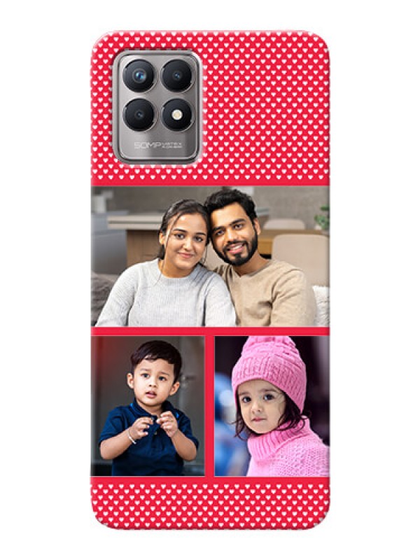 Custom Realme 8i mobile back covers online: Bulk Pic Upload Design