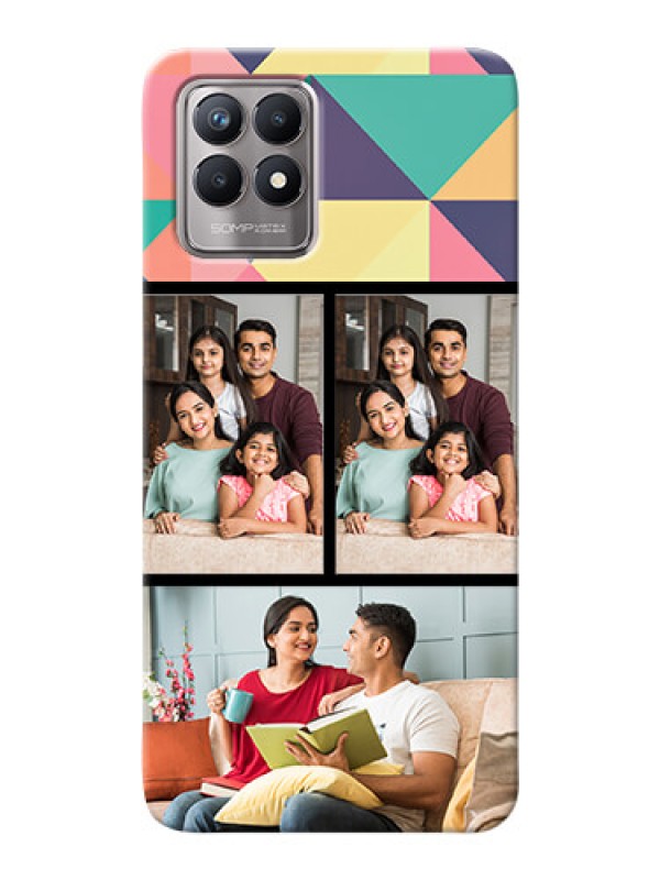 Custom Realme 8i personalised phone covers: Bulk Pic Upload Design