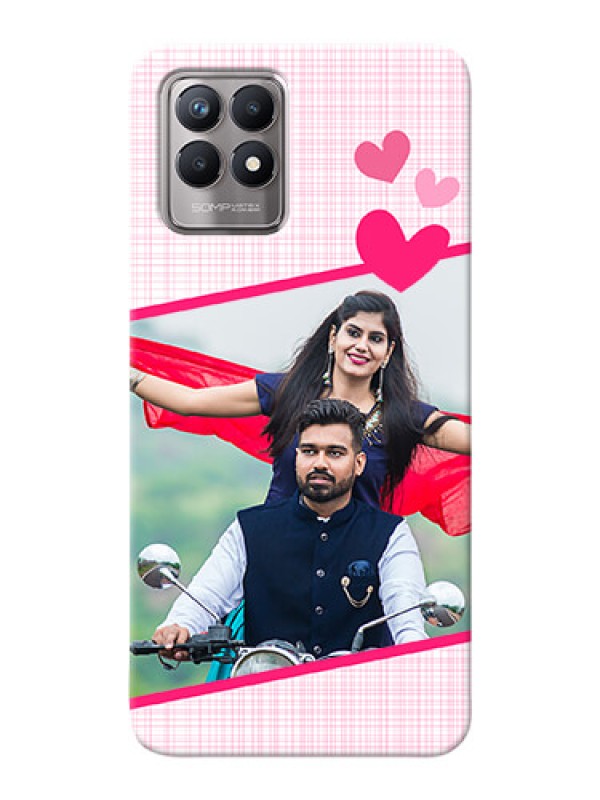 Custom Realme 8i Personalised Phone Cases: Love Shape Heart Design