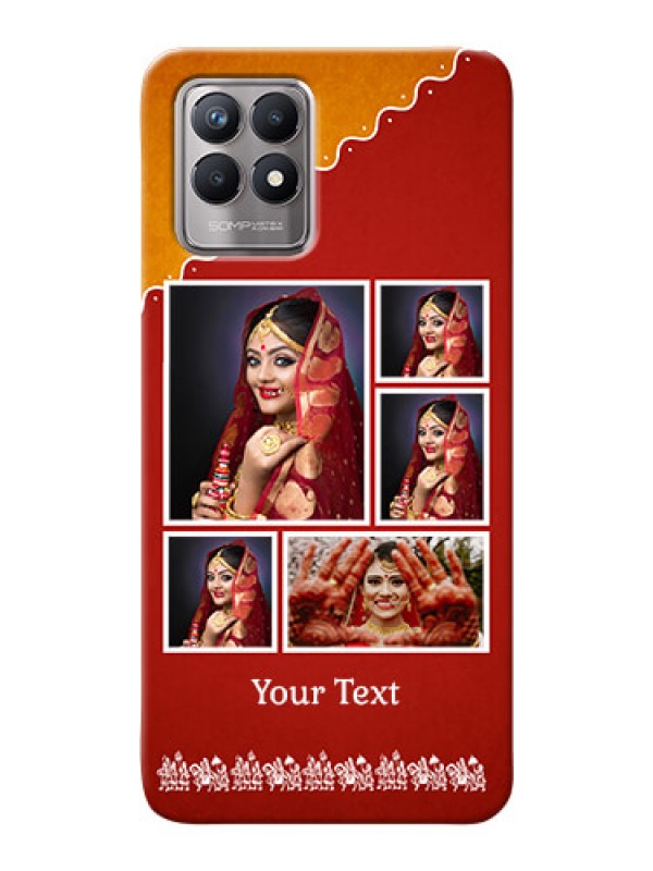 Custom Realme 8i customized phone cases: Wedding Pic Upload Design