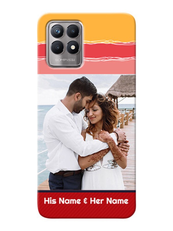 Custom Realme 8i custom mobile phone covers: Colorful Case Design