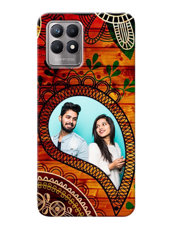 Custom Realme 8i custom mobile cases: Abstract Colorful Design