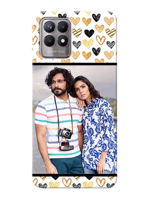 Custom Realme 8i Personalized Mobile Cases: Love Symbol Design