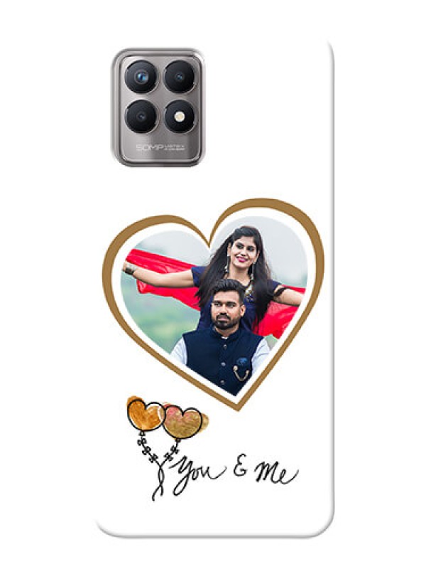 Custom Realme 8i customized phone cases: You & Me Design