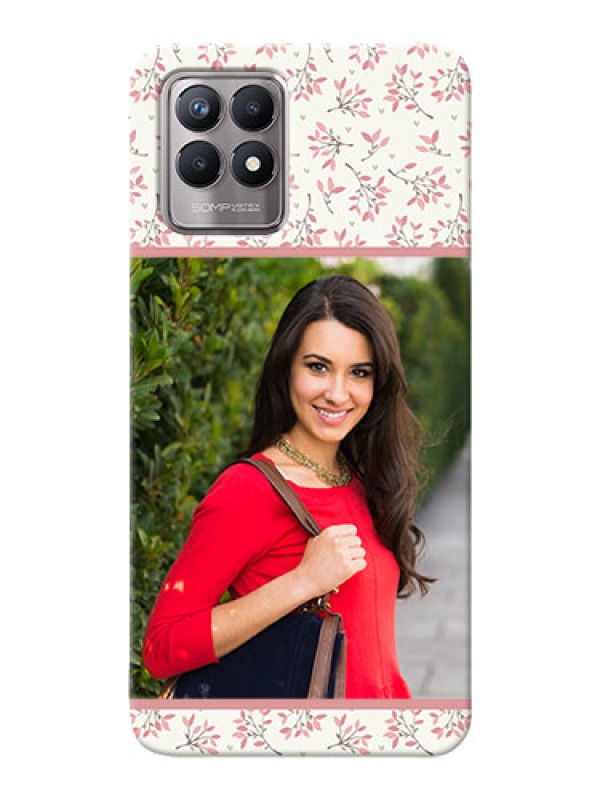 Custom Realme 8i Back Covers: Premium Floral Design