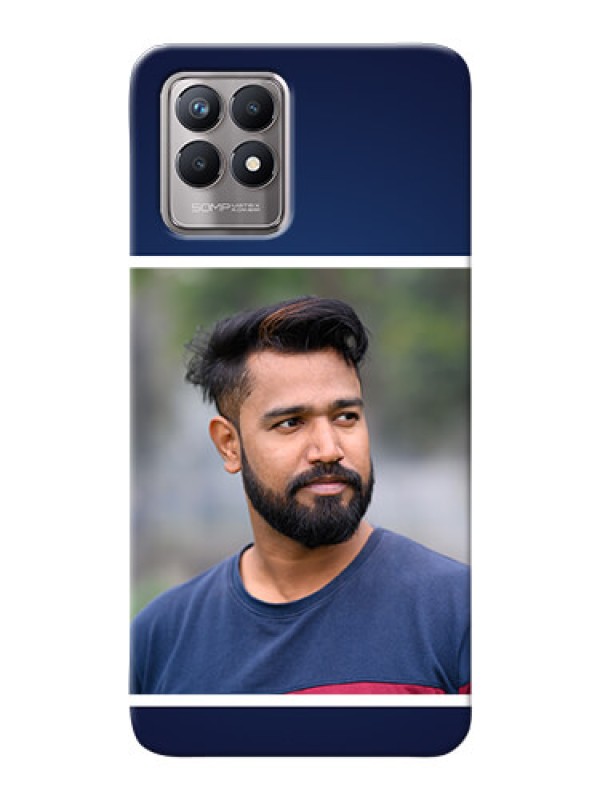Custom Realme 8i Mobile Cases: Simple Royal Blue Design