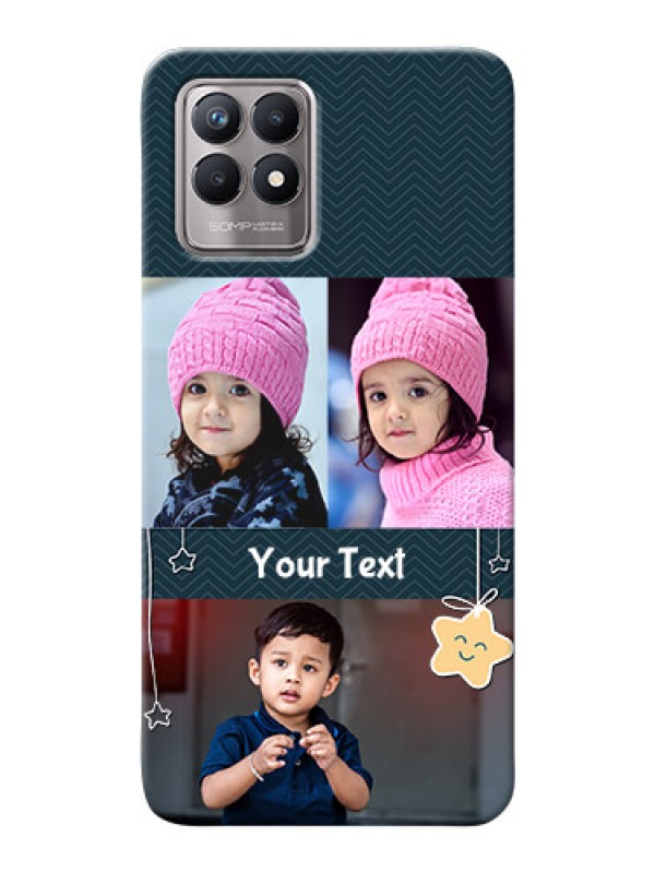 Custom Realme 8i Mobile Back Covers Online: Hanging Stars Design