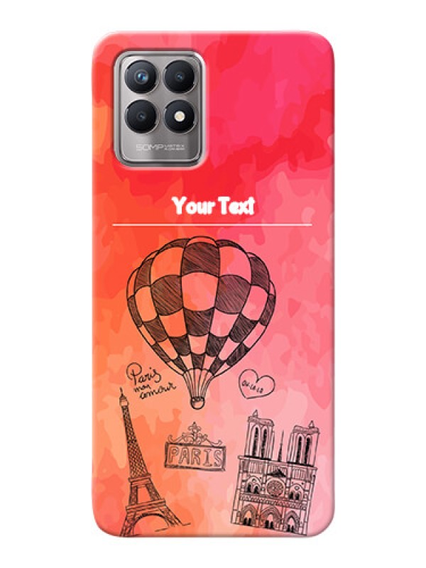 Custom Realme 8i Personalized Mobile Covers: Paris Theme Design
