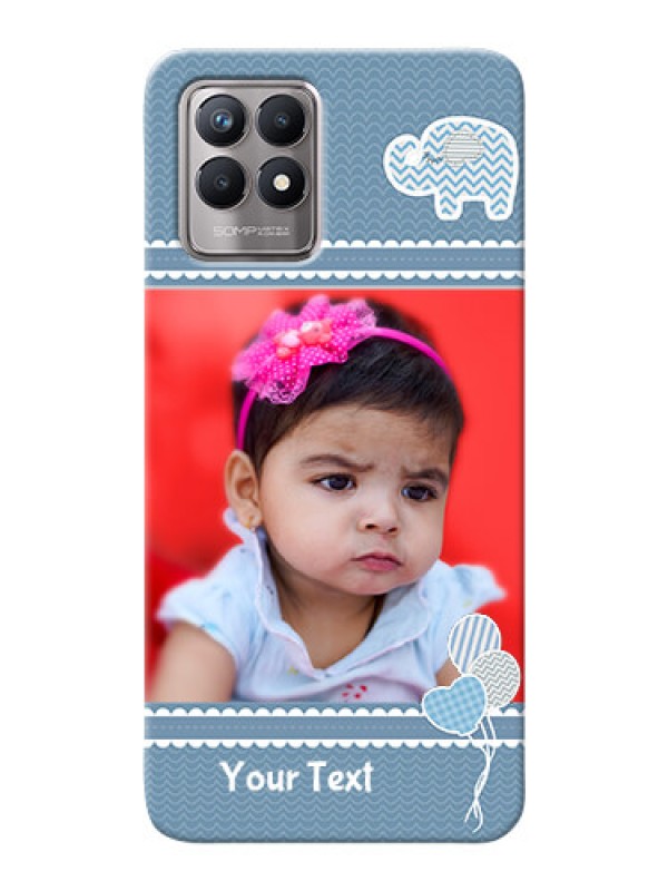 Custom Realme 8i Custom Phone Covers with Kids Pattern Design