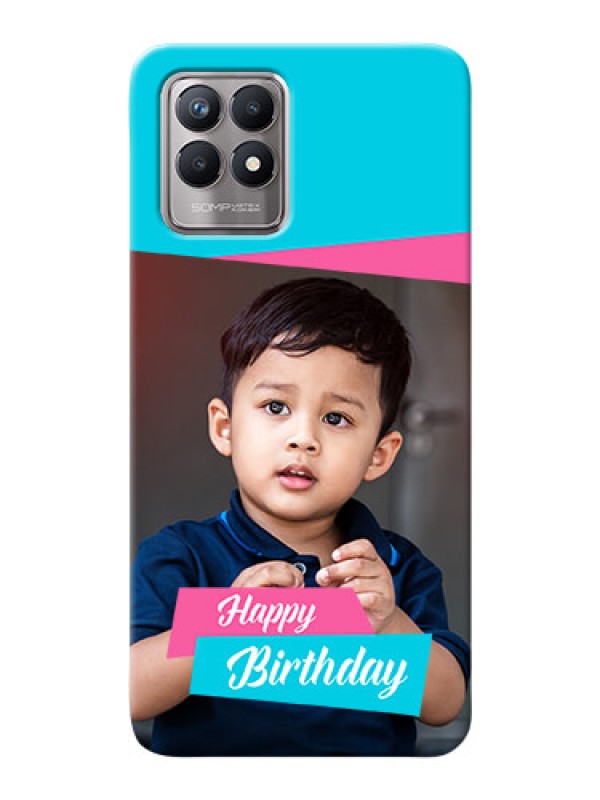 Custom Realme 8i Mobile Covers: Image Holder with 2 Color Design