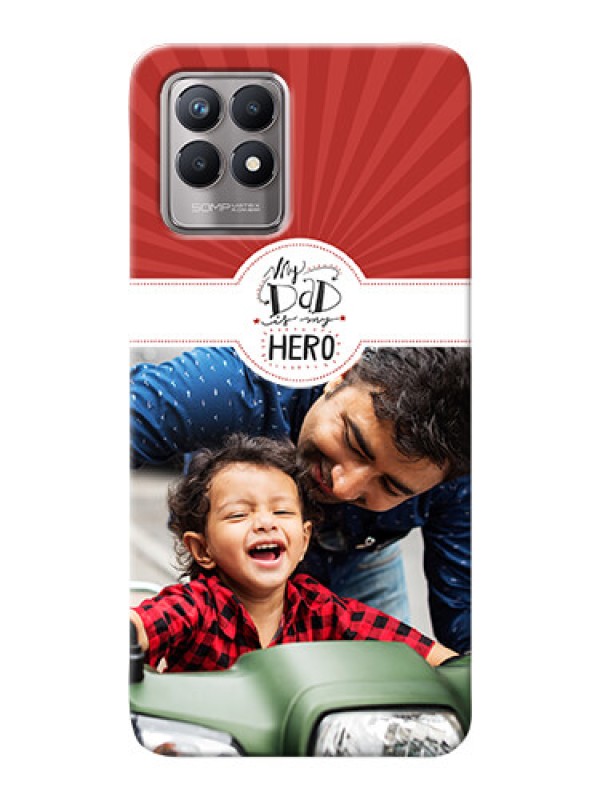Custom Realme 8i custom mobile phone cases: My Dad Hero Design