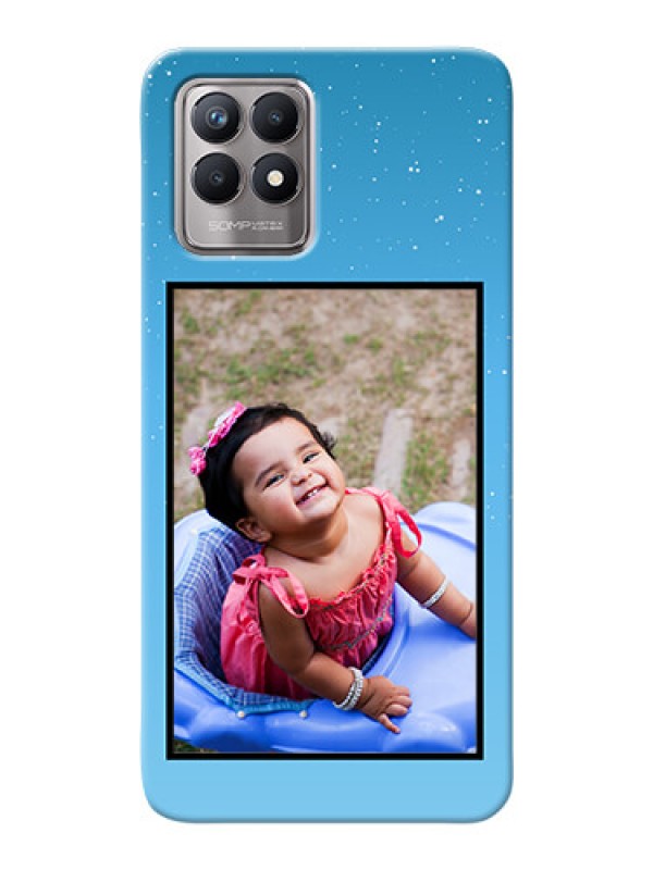 Custom Realme 8i Phone Covers: Wave Pattern Colorful Design