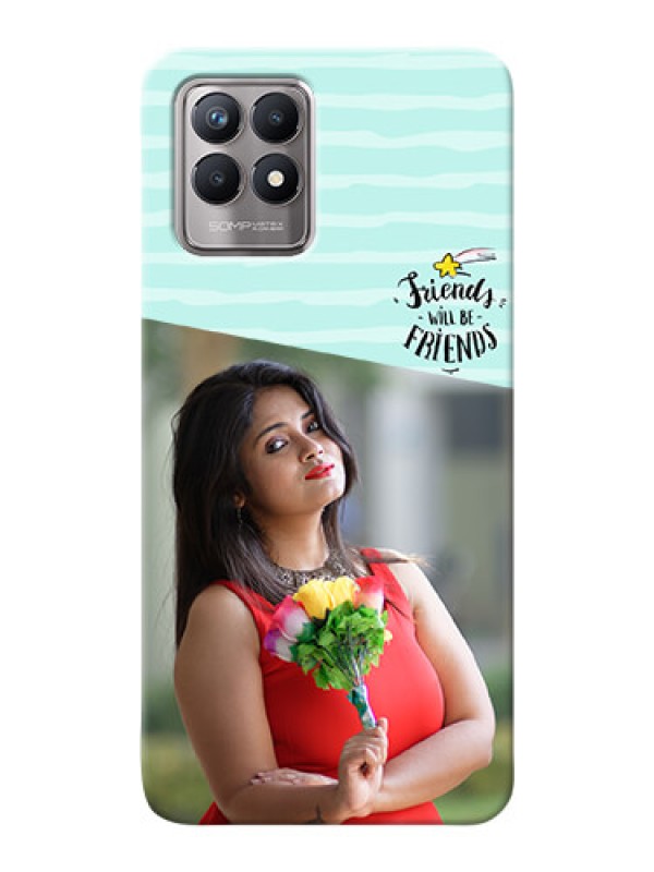 Custom Realme 8i Mobile Back Covers: Friends Picture Icon Design
