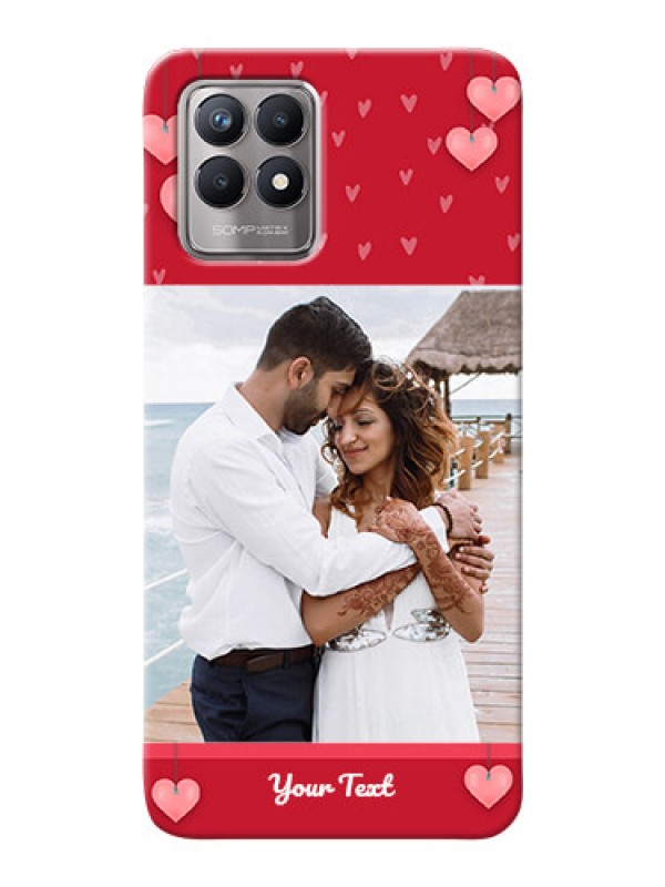 Custom Realme 8i Mobile Back Covers: Valentines Day Design