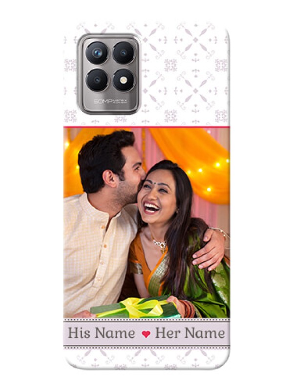 Custom Realme 8i Phone Cases with Photo and Ethnic Design