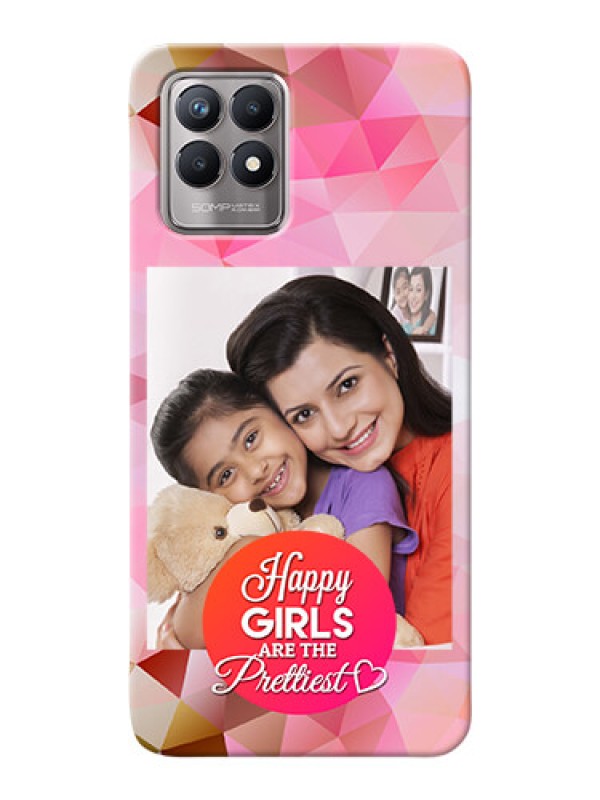 Custom Realme 8i Personalized Phone Covers: Abstract Triangle Design