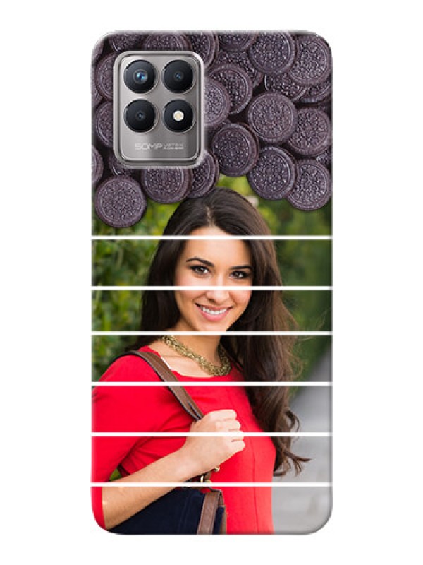 Custom Realme 8i Custom Mobile Covers with Oreo Biscuit Design