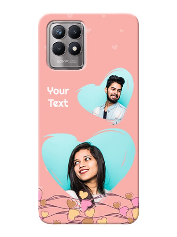 Custom Realme 8i customized phone cases: Love Doodle Design