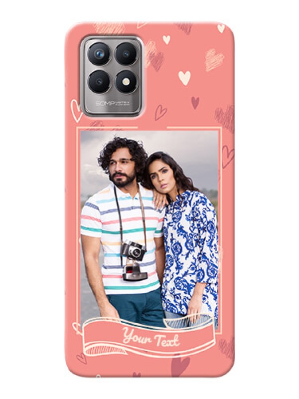Custom Realme 8i custom mobile phone cases: love doodle art Design