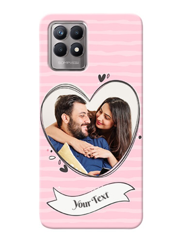 Custom Realme 8i custom mobile phone covers: Vintage Heart Design