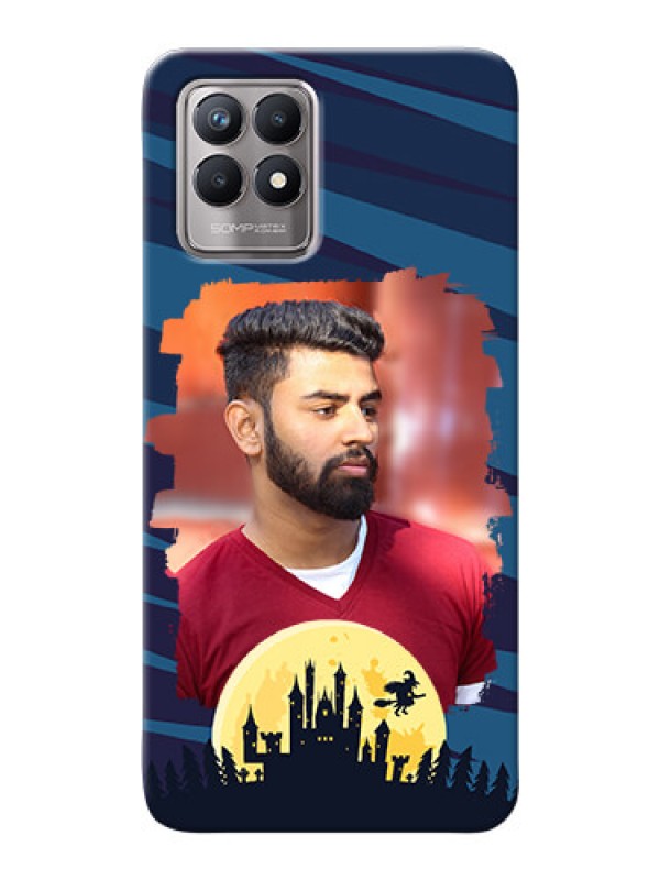 Custom Realme 8i Back Covers: Halloween Witch Design 