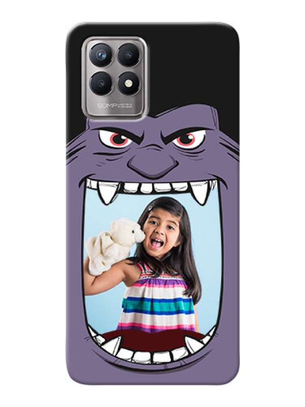 Custom Realme 8i Personalised Phone Covers: Angry Monster Design